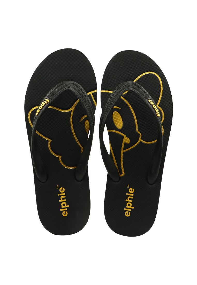 Fipper Elphie Rubber Slipper for Unisex in Black · 商品图 3
