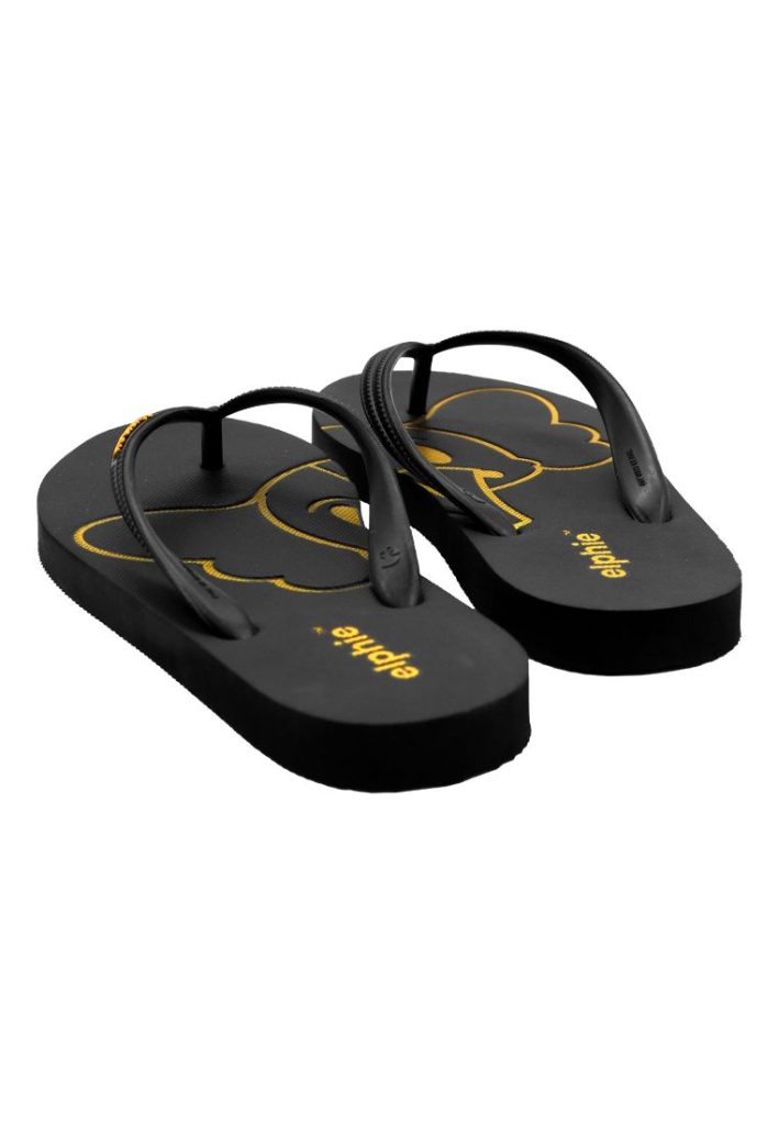 Fipper Elphie Rubber Slipper for Unisex in Black · 商品图 4