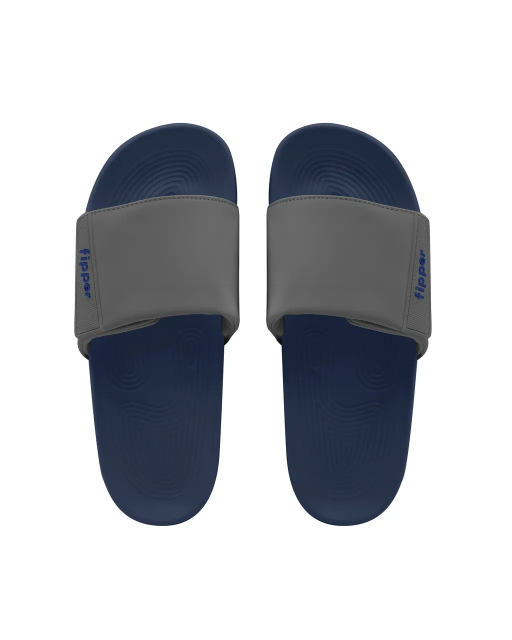 Fipper Slides Sandal for Unisex in Blue (Medival) / Grey (Light) · 商品图 3