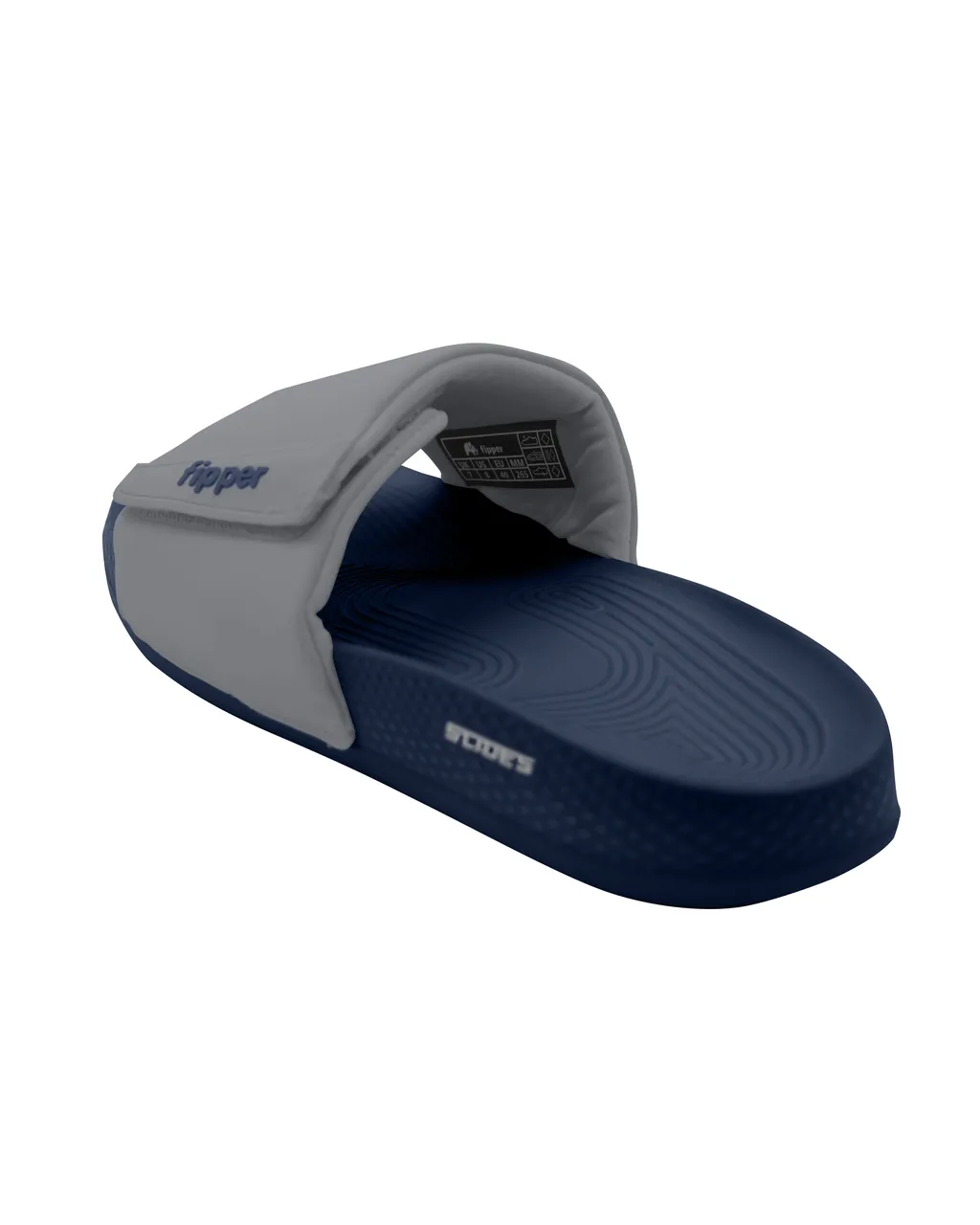 Fipper Slides Sandal for Unisex in Blue (Medival) / Grey (Light) · 商品图 4