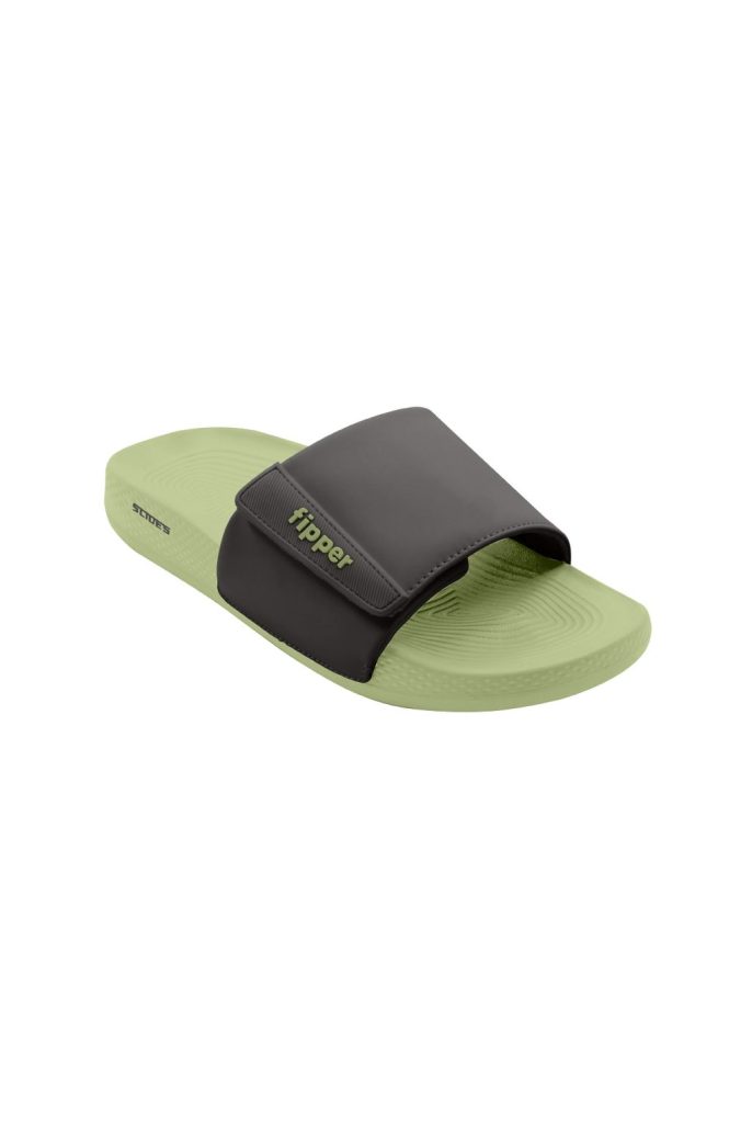 Fipper Slides Sandal for Unisex in Green (Mist) / Black · 商品图 1
