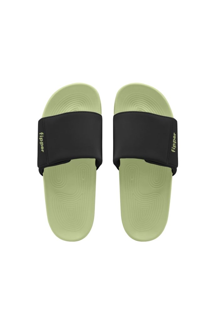 Fipper Slides Sandal for Unisex in Green (Mist) / Black · 商品图 2
