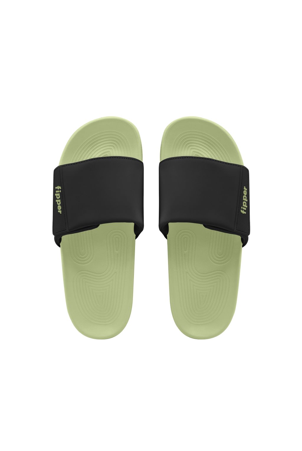 Fipper Slides Sandal for Unisex in Green (Mist) / Black · 商品图 2